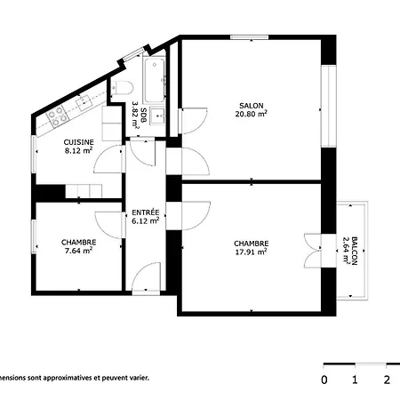 Daire Charming Flat In The Heart Of